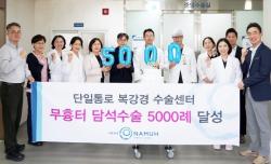 비에비스 나무병원, 단일통로 복강경 담낭절제술 5000례 기록