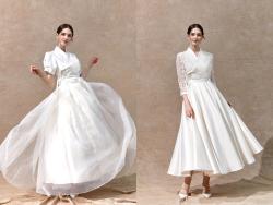 대례복 헤리티지 기반 한복드레스 수요 확대