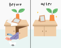 시험을 앞두고 내 앞의 책상만 깨끗해진 이유