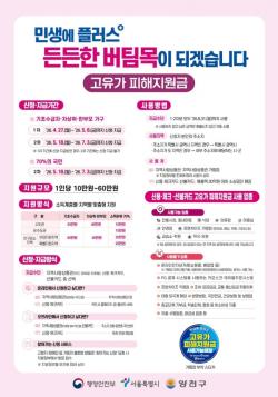 양천구, `고유가 피해지원금` 27일부터 접수 시작…최대 55만 원 지급