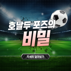 호날두 포즈의 비밀