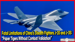 [China Watch] Fatal Limitations of China’s Stealth Fighters J-20 and J-35: “Paper Tigers Without Combat Validation”