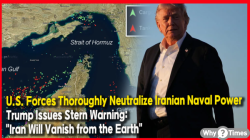 U.S. Forces Thoroughly Neutralize Iranian Naval Power... Trump Issues Stern Warning: "Iran Will Vanish from the Earth"