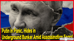 Putin in Panic, Hides in Underground Bunker Amid Assassination Fears!