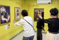 “명화가 웹툰으로 다시 태어났다”… 비콘그라운드서 이색 아트 전시