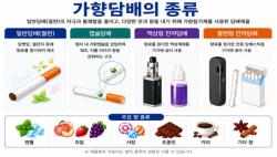 “달콤한 향 뒤 숨은 중독”…질병청, 가향담배 위험성 경고