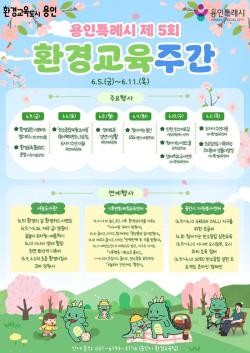용인시, 환경의 날 맞아 시민 참여 프로그램 운영