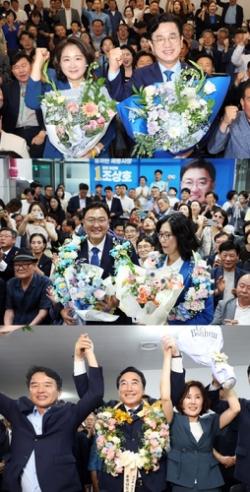 [6·3 지선] 충청권 지방권력 4년 만에 민주당 중심 재편(종합)