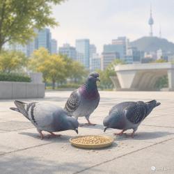 [연재]① 비둘기 불임먹이, 먹이 금지 대안 될 수 있나