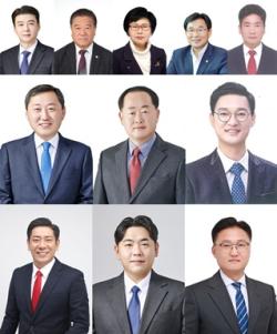 10대  논산시의회  13의석 중   민주당  7석    국민의힘  6석    민주당  1석 차이로 다수당  차지 ,  이건창  의원   의장감으로 유력 