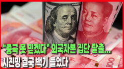 [중국관찰] “중국 못 믿겠다” 외국자본 집단 탈출...시진핑 결국 백기 들었다