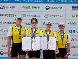 부산항만공사 조정선수단, 장보고기 전국조정대회서 은 2개·동 1개 쾌거