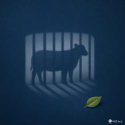 ‘파란색 동물학대’ 문제 제기…비건 채식 촉구