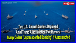 Two U.S. Aircraft Carriers Deployed Amid Trump Assassination Plot Rumors! Trump Orders "Unprecedented Bombing" If Assassinated