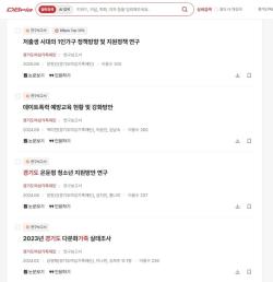 경기도여성가족재단 연구물, 온라인 학술플랫폼서 2년간 2만여 건 다운로드