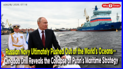 Russian Navy Ultimately Pushed Out of the World's Oceans… Qingdao Drill Reveals the Collapse of Putin's Maritime Strategy