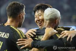 손흥민 5경기 연속골 불발…LAFC, 치바스에 승부차기 승리