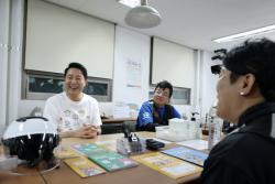 오세훈 서울시장, 폭염 속 이동노동자쉼터 현장 점검