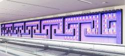 인천공항 제2여객터미널, 키네틱 미디어아트 상영