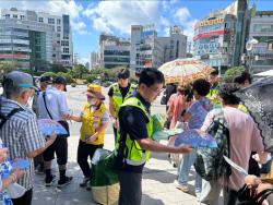 부산시설공단, 도심 곳곳서 ‘폭염 안전바람’