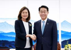 조정식 국회의장, 미셸 스틸 주한 미국 대사 접견