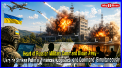 Heart of Russian Military Command Blown Away… Ukraine Strikes Putin's 'Finances, Logistics, and Command' Simultaneously