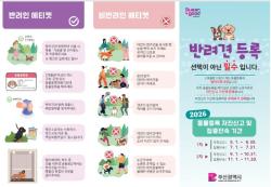 부산시, 반려견 동물등록 자진신고 운영