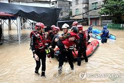 태풍 ‘사우델’ 폭우에 中 장시성 산사태… 12명 사망·실종