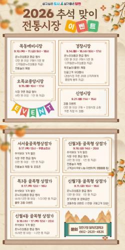 "풍성한 한가위 혜택 챙겨 가세요"…양천구, 전통시장 명절 이벤트 개최