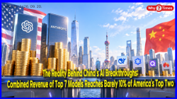 [China Watch] The Reality Behind China’s AI Breakthroughs: Combined Revenue of Top 7 Models Reaches Barely 10% of America's Top Two