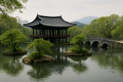 남원 광한루원, 연못과 삼신산에 담은 하늘 정원