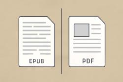 전자책 EPUB과 PDF는 왜 글자 배치가 다를까