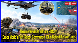Ukraine Rewrites Military History: Drops World's First 'Robot Commando' 10km Behind Russian Lines