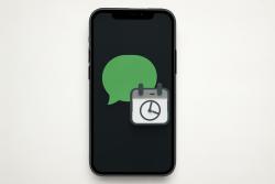 아이폰 메시지 예약 전송, iMessage 조건과 방법