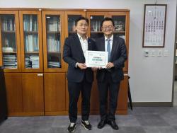 민경선 고양시장, 김영진 국회 행안위원장 만나  신청사 신속추진 협조 요청