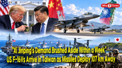 "Xi Jinping’s Demand Brushed Aside Within a Week"—US F-16Vs Arrive in Taiwan as Missiles Deploy 107 km Away