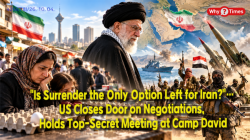 "Is Surrender the Only Option Left for Iran?"… US Closes Door on Negotiations, Holds Top-Secret Meeting at Camp David