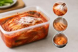 "김치 위 흰 막, 먹어도 될까?"… 골마지면 걷어내 씻고 가열
