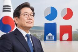 이 대통령 국정평가 37.4%…민주·국힘 42.5% 대 38.4%