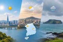 10월 11일 서울 27도·대구 28도…제주엔 비