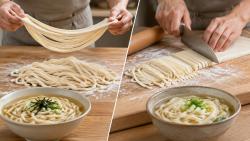 “반죽을 늘릴까, 썰까”…수타면과 칼국수 차이