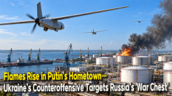 Flames Rise in Putin's Hometown… Ukraine’s Counteroffensive Targets Russia’s 'War Chest'