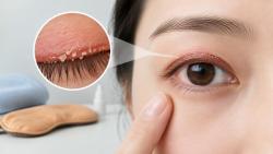 눈꺼풀 가장자리 각질 반복되면 안검염 가능성