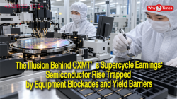 [China Watch] The Illusion Behind CXMT’s Supercycle Earnings: Semiconductor Rise Trapped by Equipment Blockades and Yield Barriers